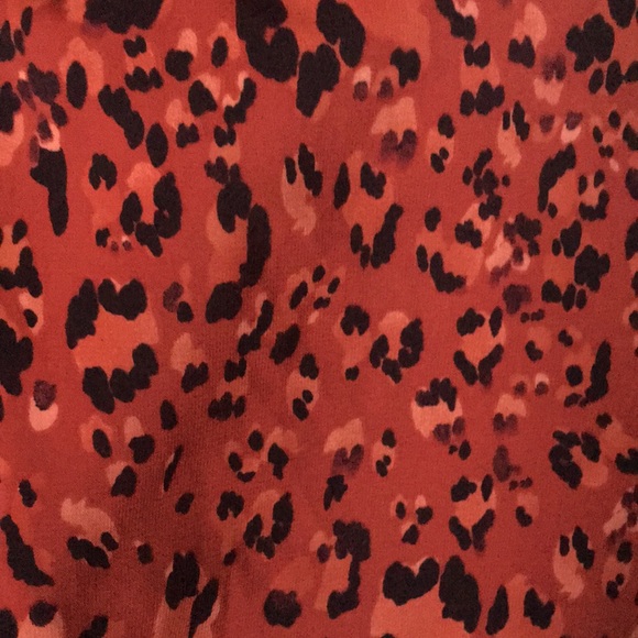 The Limited-Rust Animal Print Strapless Dress - Picture 5 of 5